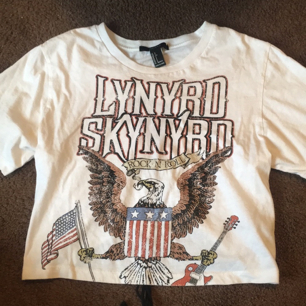 Lynyard Skynyrd Slightly Cropped Tee